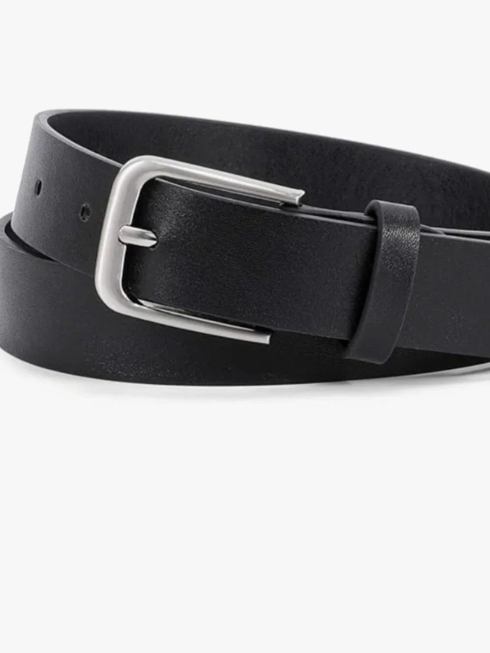 Black Women's Casual Leather Belt